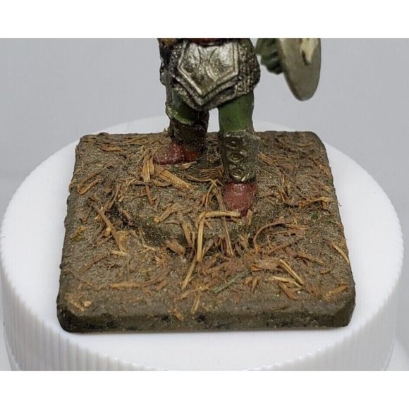 Ogre Warrior With With White Feathers Shelf Sitter Mini Statue Home Décor - Picture 10 of 12
